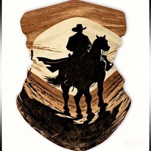 Western Cowboy Desert Neck Gaiter Face Cover Scarf
